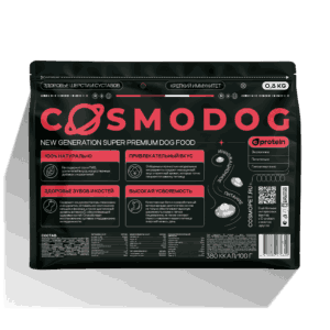 Сухой корм COSMODOG для щенков, индейка, 0.8 кг