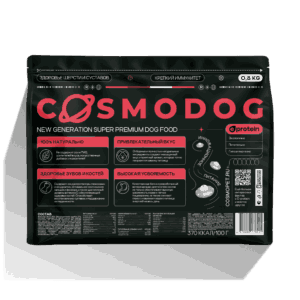 Сухой корм COSMODOG для мелких пород, рыба, 0.8 кг