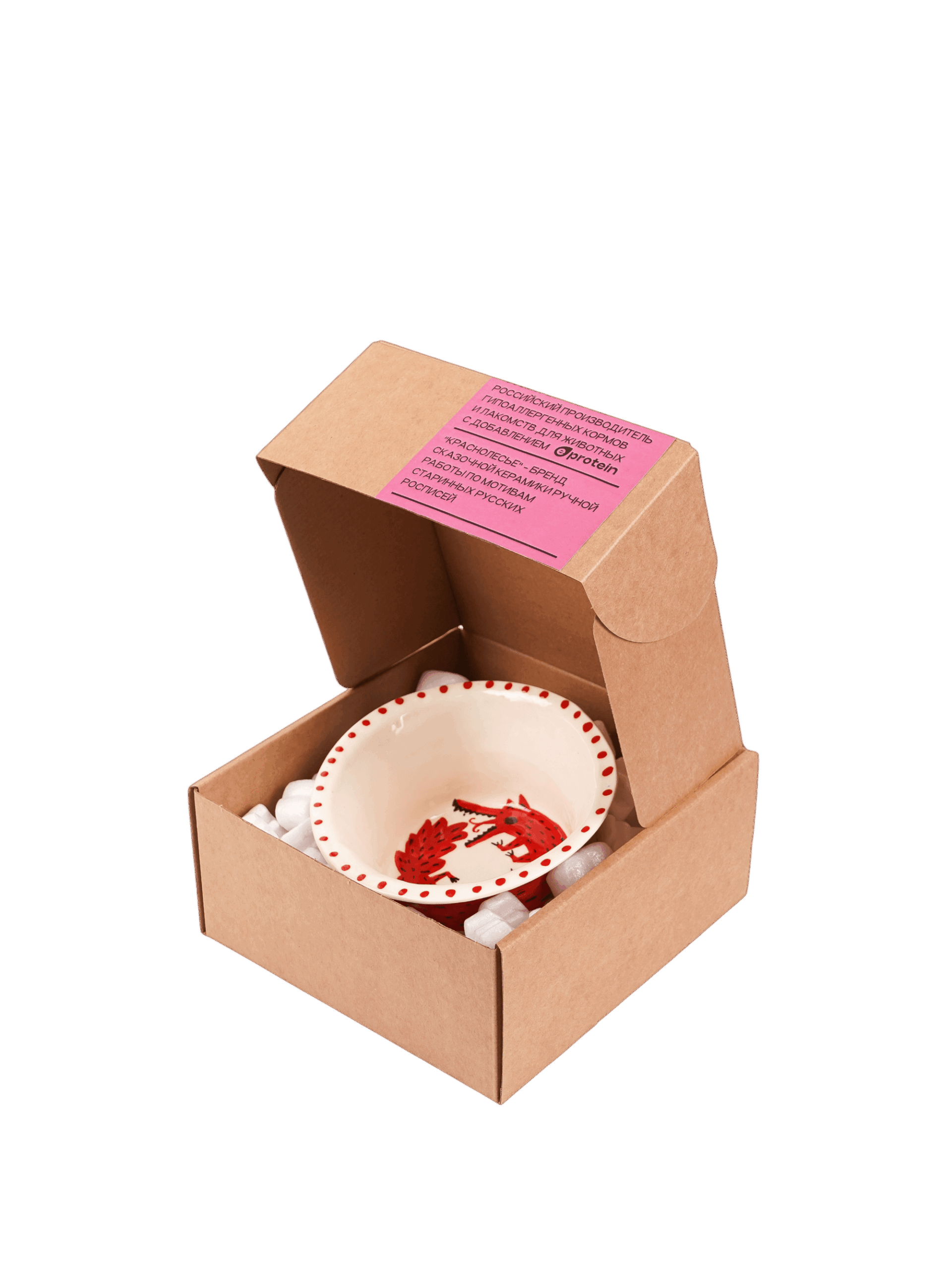 Миска COSMOPET х КРАСНОЛЕСЬЕ, «Волк», 350мл