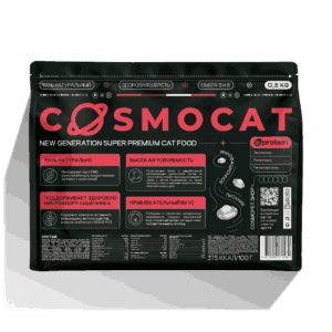 Сухой корм COSMOCAT для взрослых кошек, полнорационный, ягненок, 0.8 кг