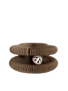 Игрушка-когтеточка COSMOCAT подкова с мячиком