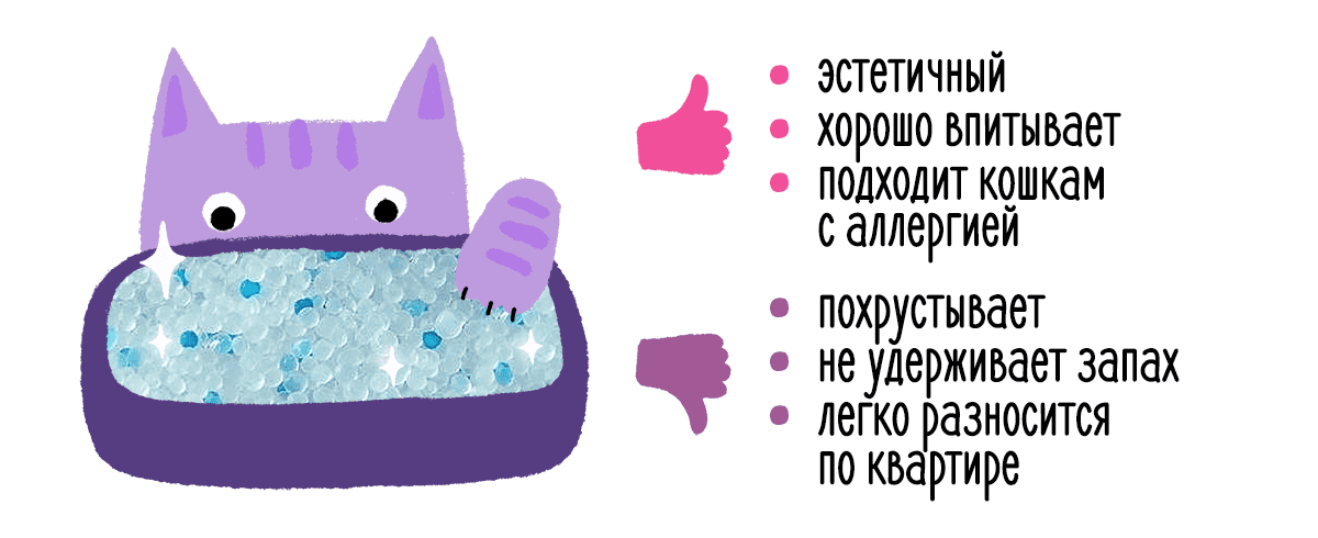 Дела кошачьи: виды наполнителей, их плюсы и минусы 478