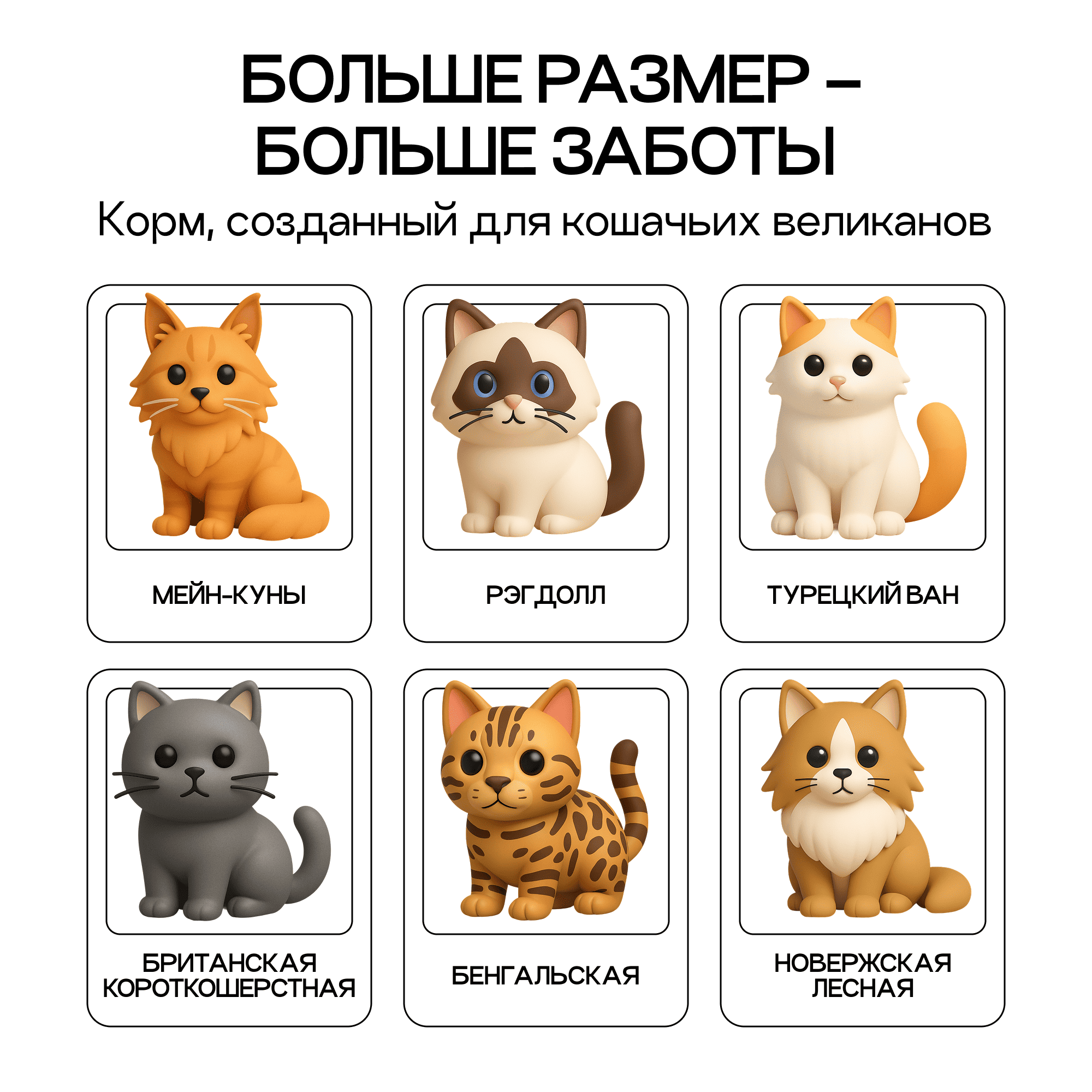 Сухой корм COSMOCAT для мейн-кунов и других крупных кошек, индейка, 5 кг