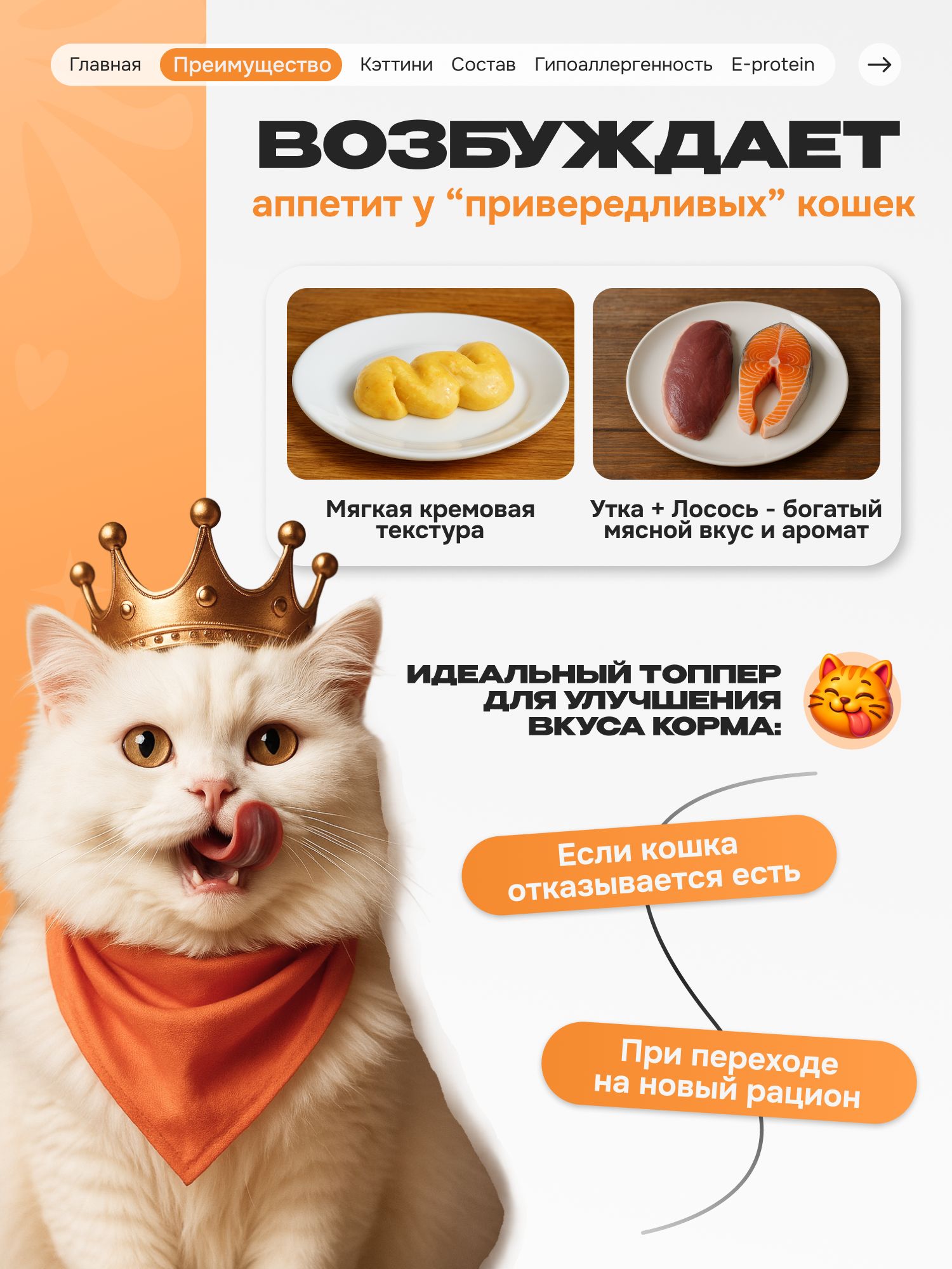 Лакомство для кошек «Cosmocat» Крем из лосося 180г