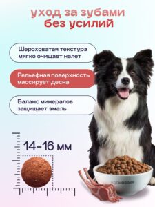 Набор кормов сухих для собак «Космобака» для крупных и средних пород с ягненком 15 кг + с пробиотико