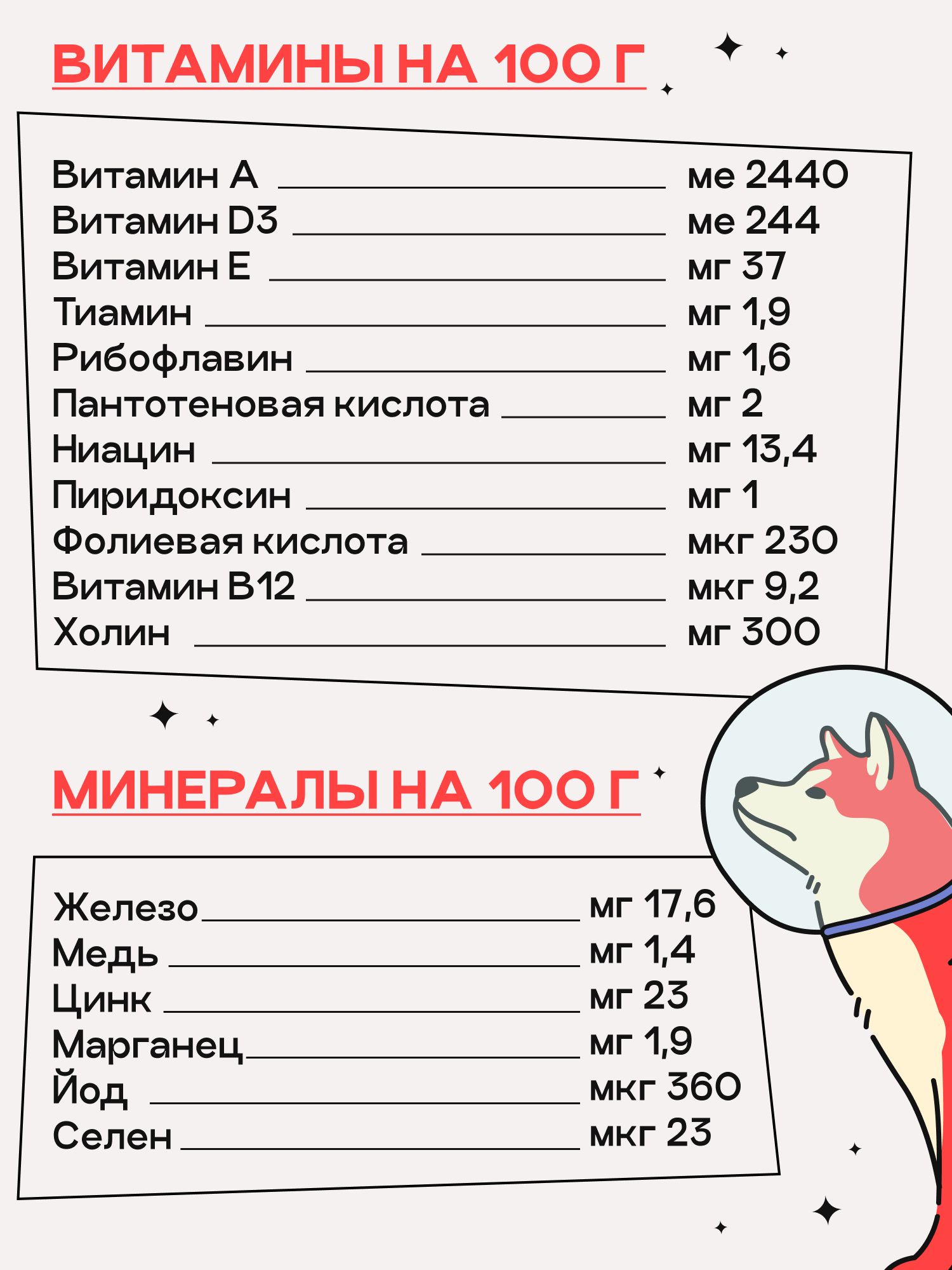 Набор кормов сухих для собак «Космобака» для крупных и средних пород с индейкой 2 кг, 3 пачки