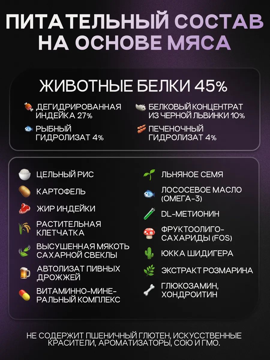 Набор кормов сухих для собак «Cosmodog» для мелких пород с рыбой 2 кг, 6 пачек