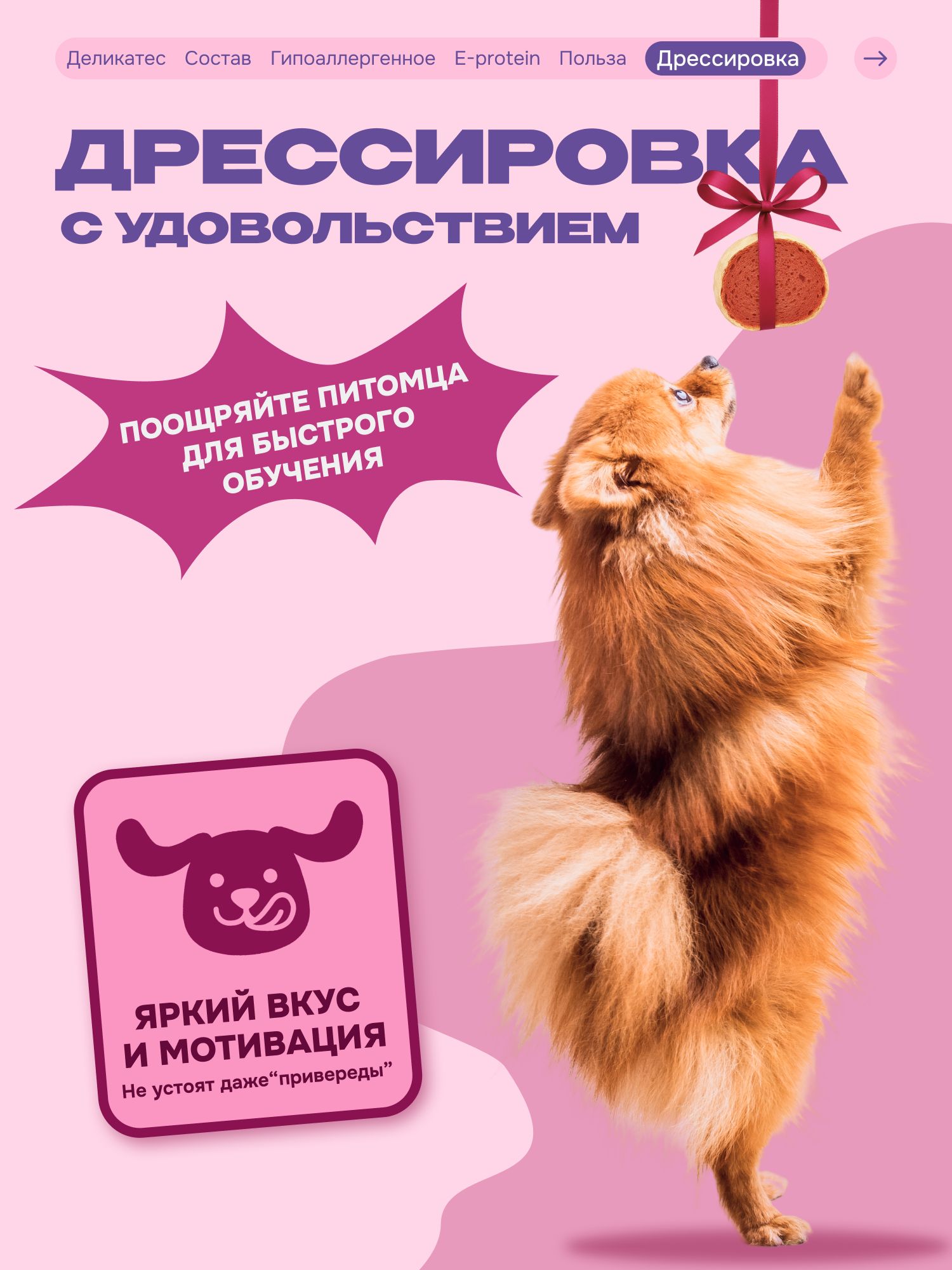 Лакомство для собак «Cosmodog» Суши из кролика 100г