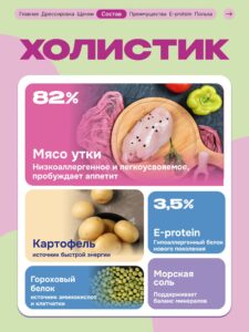 Лакомство для собак «Cosmodog» Филе утки 100г