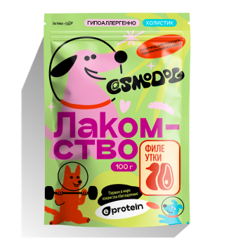 Лакомство для собак «Cosmodog» Филе утки 100г