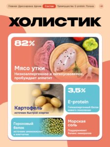 Лакомство для собак «Cosmodog» Филе утки 250г