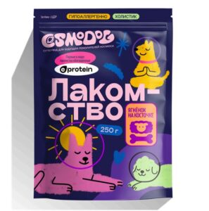Лакомство для собак «Cosmodog» Ягненок на косточке 250г