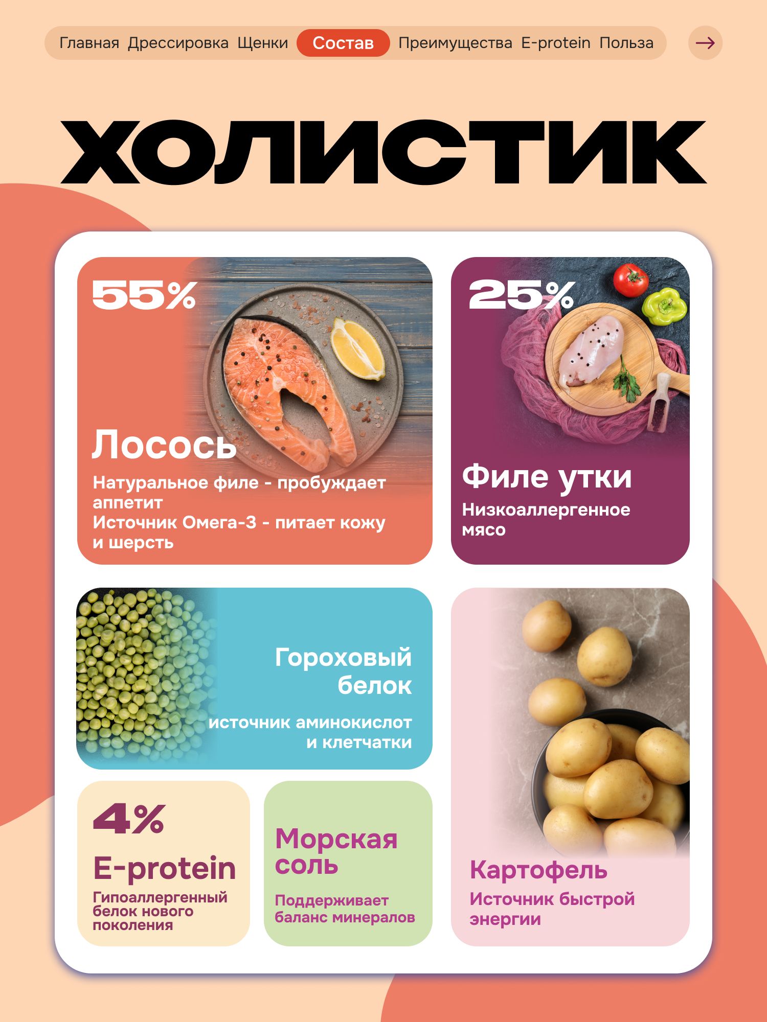 Лакомство для собак «Cosmodog» Стрипсы с лососем 250г