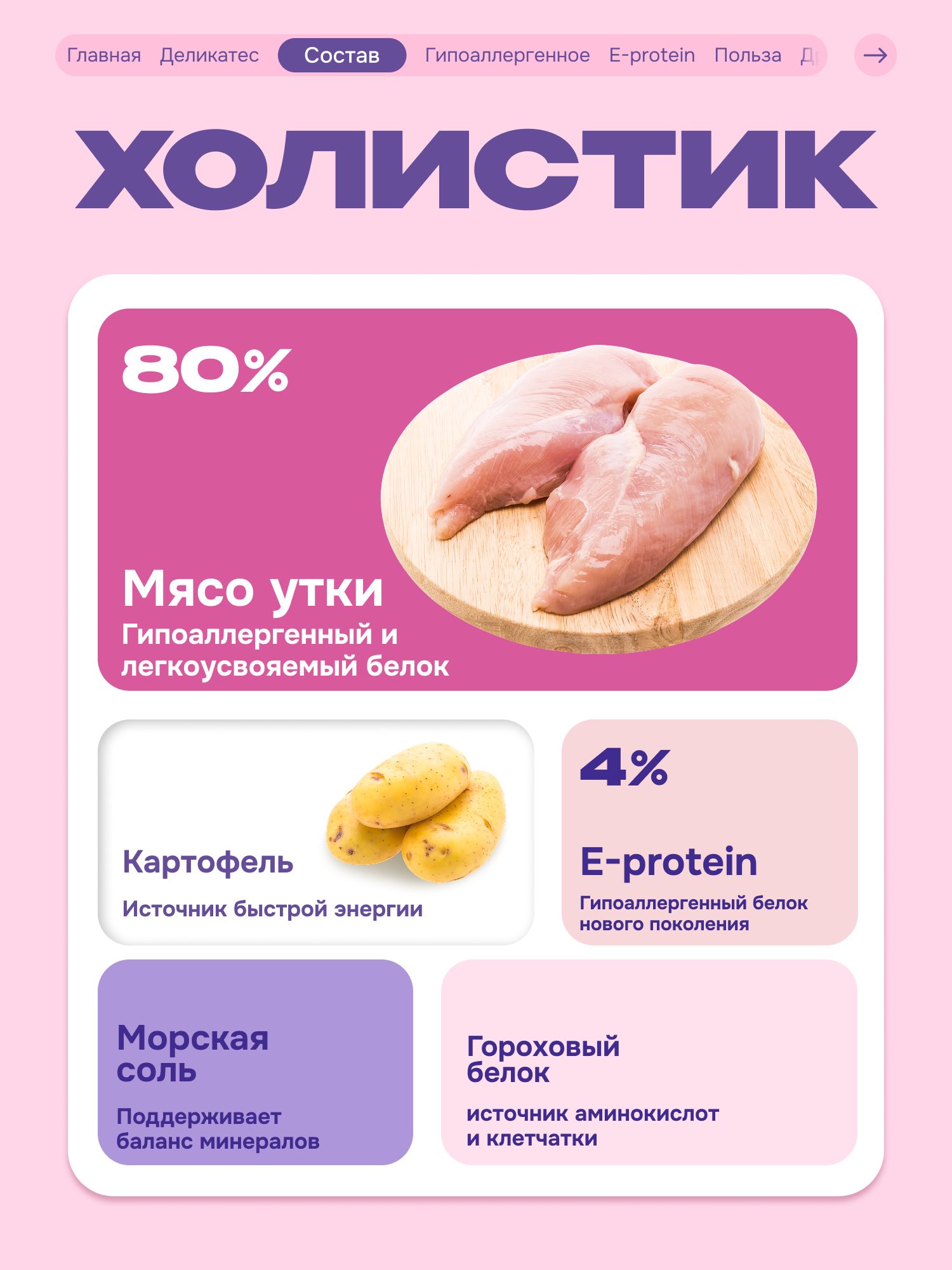 Лакомство для собак «Cosmodog» Пончик из утки 100г