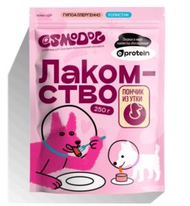Лакомство для собак «Cosmodog» Пончик из утки 250г
