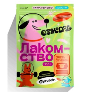 Лакомство для собак «Cosmodog» Стрипсы с ягненком 100г