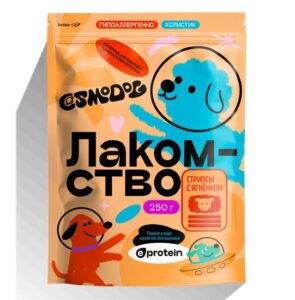 Лакомство для собак «Cosmodog» Стрипсы с ягненком 250г