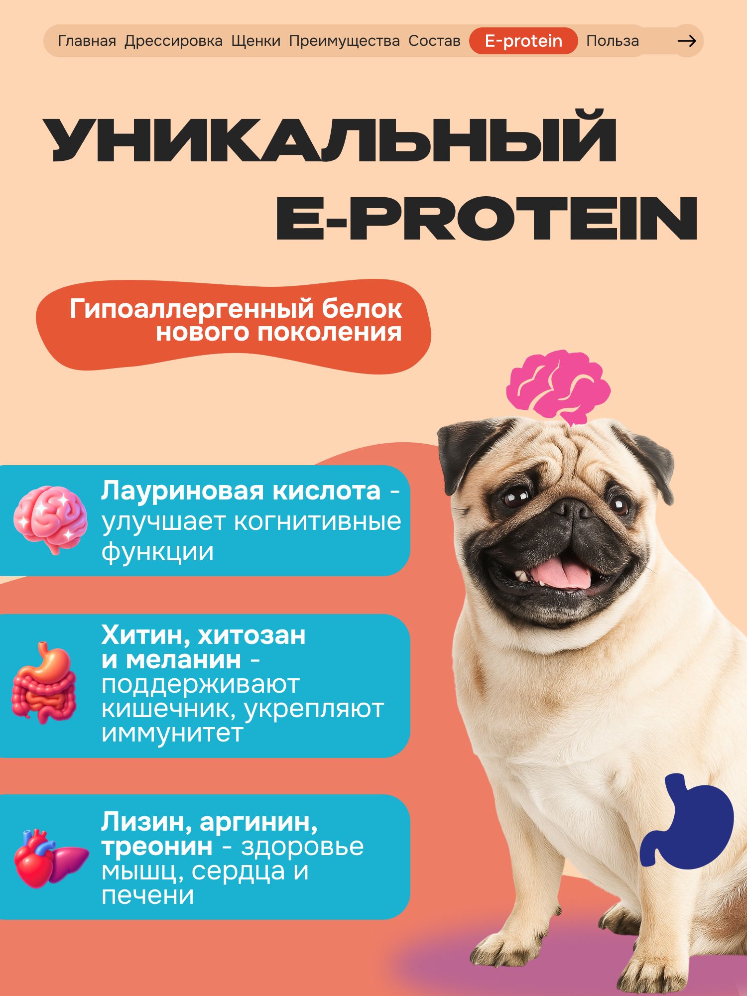 Лакомство для собак «Cosmodog» Джерки из утки 250г