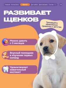Лакомство для собак «Cosmodog» Джерки из говядины 100г