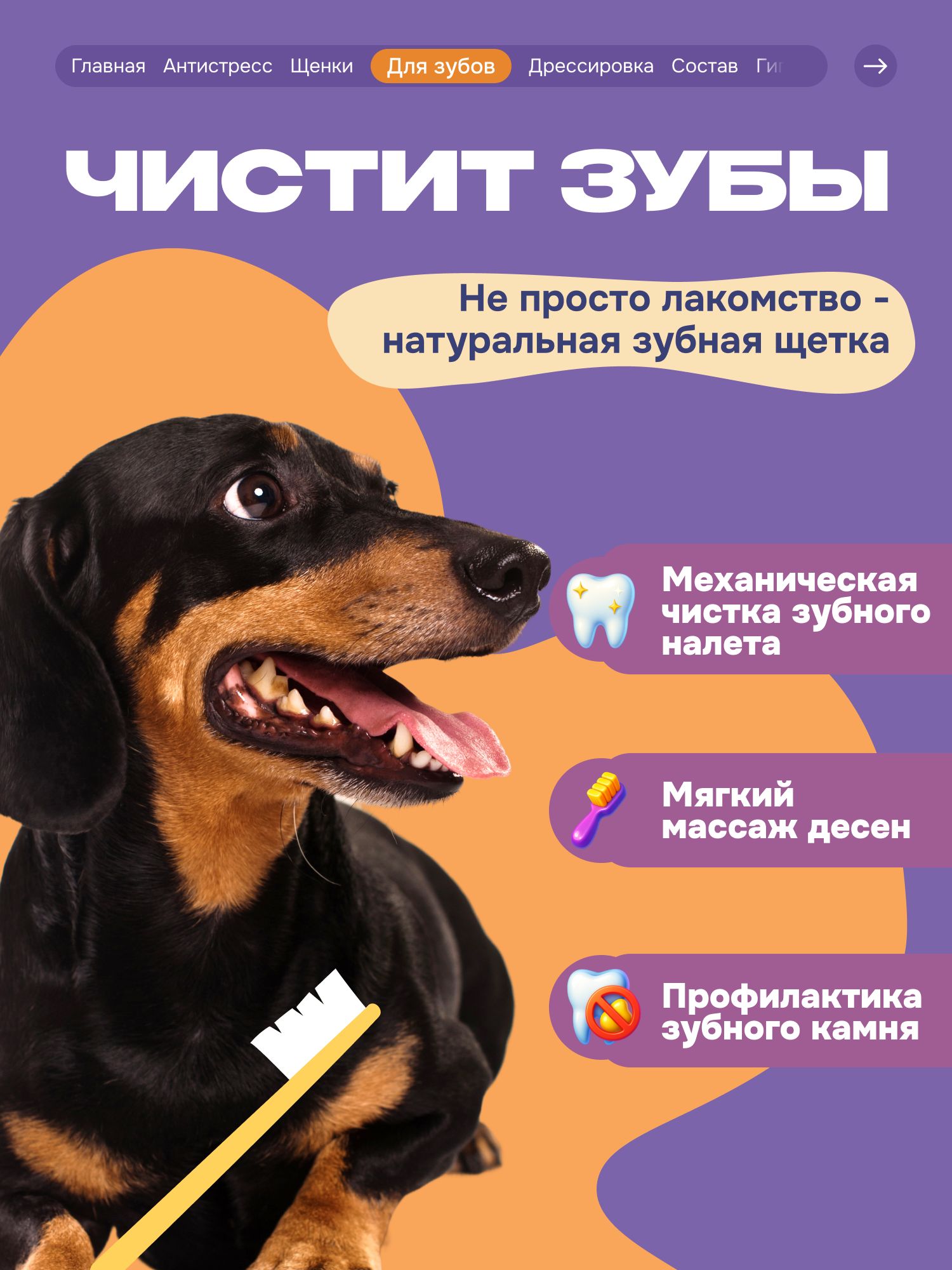 Лакомство для собак «Cosmodog» Джерки из говядины 100г