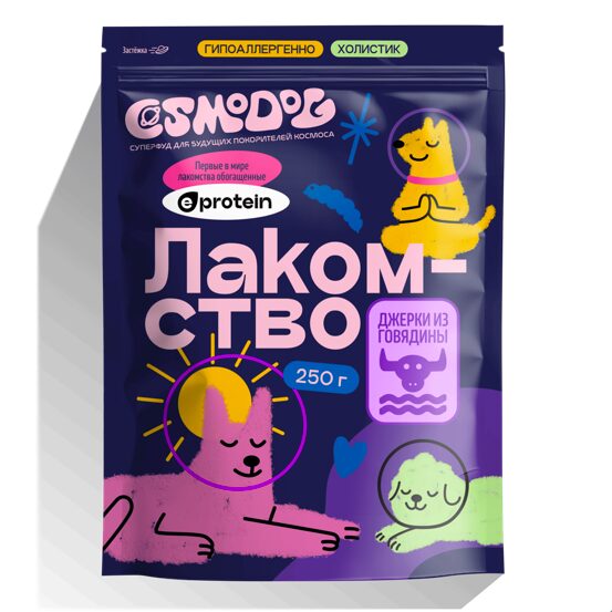 Лакомство для собак «Cosmodog» Джерки из говядины 250г