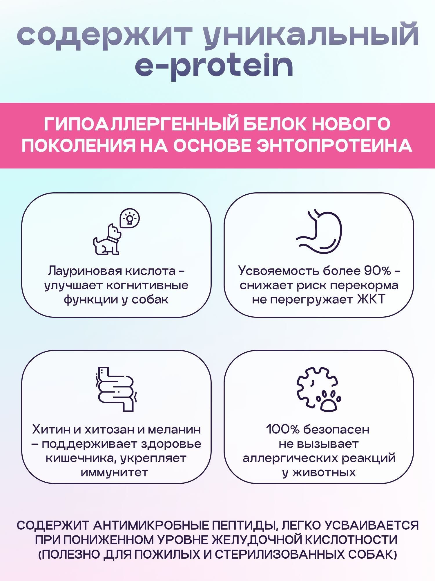 Корм сухой для собак «Космобака» для крупных и средних пород с индейкой с пробиотиком 2 кг