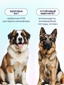 Корм сухой для собак «Космобака» для крупных и средних пород с индейкой с пробиотиком 15 кг
