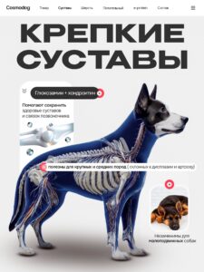 Корм сухой для собак «Cosmodog» для крупных и средних пород с индейкой 2 кг