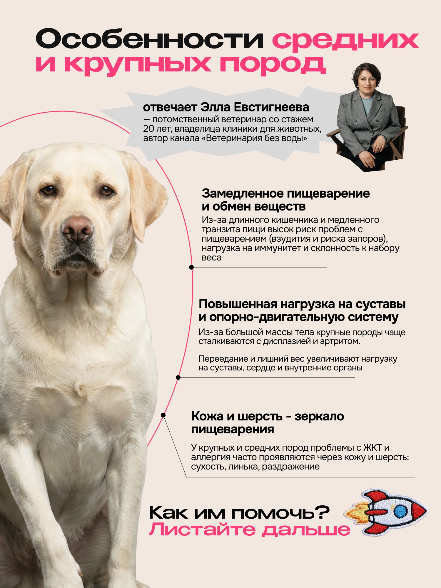 Корм сухой для собак «Cosmodog» для крупных и средних пород с индейкой 5 кг