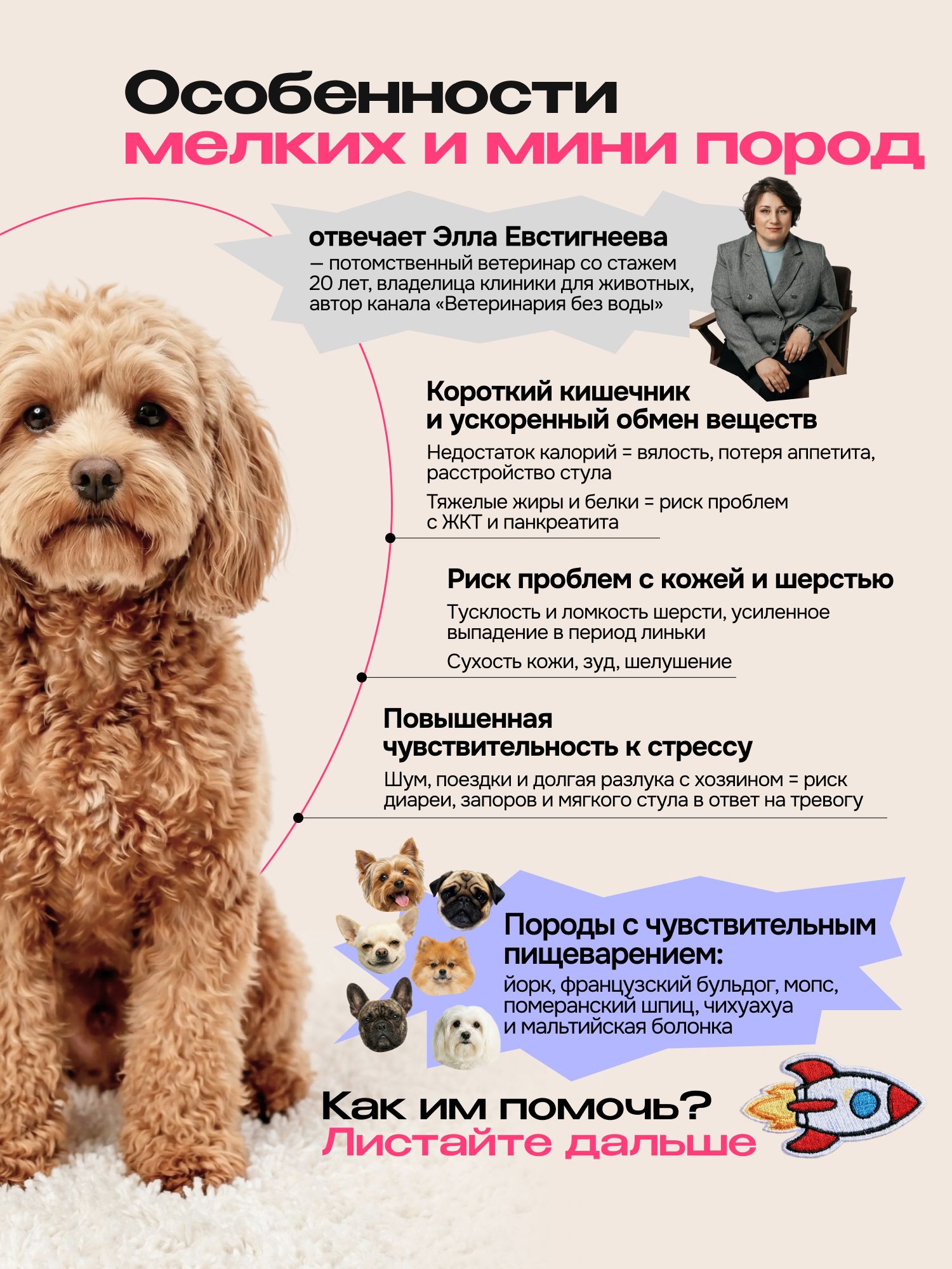 Корм сухой для собак «Cosmodog» для мелких пород с рыбой 10 кг