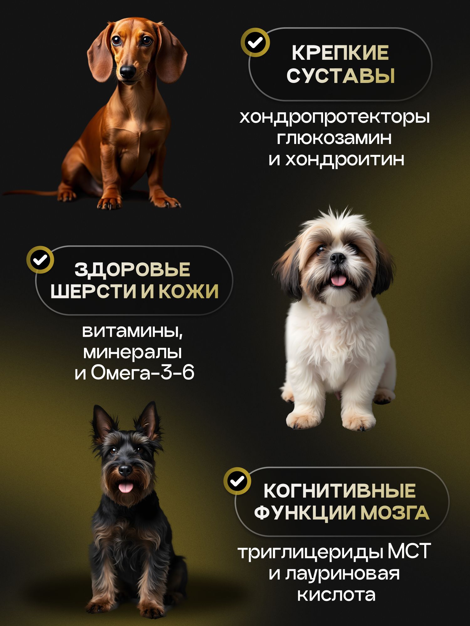 Корм сухой для собак «Cosmodog» для мелких пород с говядиной 0.8 кг