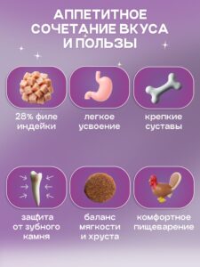 Корм сухой для собак «Cosmodog» для мини пород с рыбой 0.8 кг