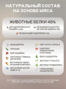 Корм сухой для собак «Cosmodog» для щенков с индейкой 2 кг