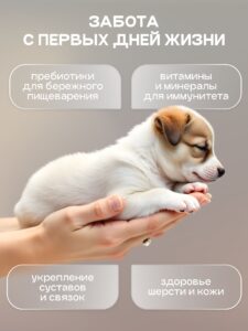 Корм сухой для собак «Cosmodog» для щенков с ягненком 2 кг