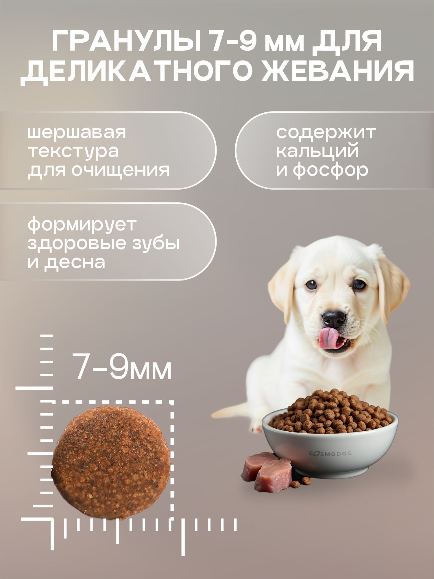 Корм сухой для собак «Cosmodog» для щенков с ягненком 5 кг