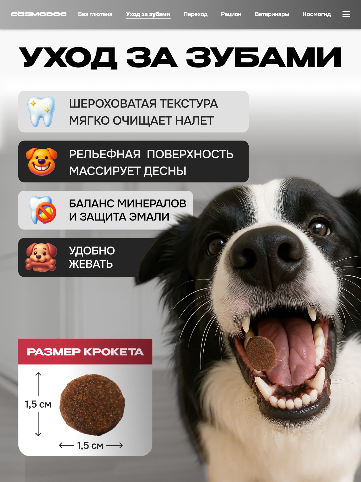 Корм сухой «Cosmodog» для стерилизованных собак/контроль веса с индейкой 2 кг