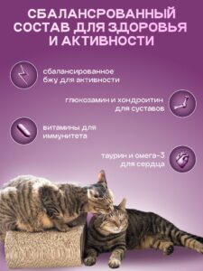 Корм сухой «Cosmocat» для стерилизованных кошек с индейкой 5 кг