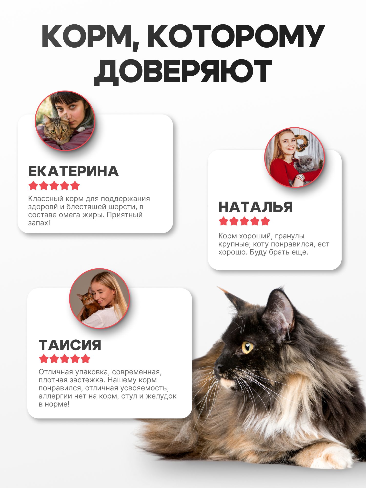 Корм сухой «Cosmocat» для крупных кошек с индейкой 5 кг