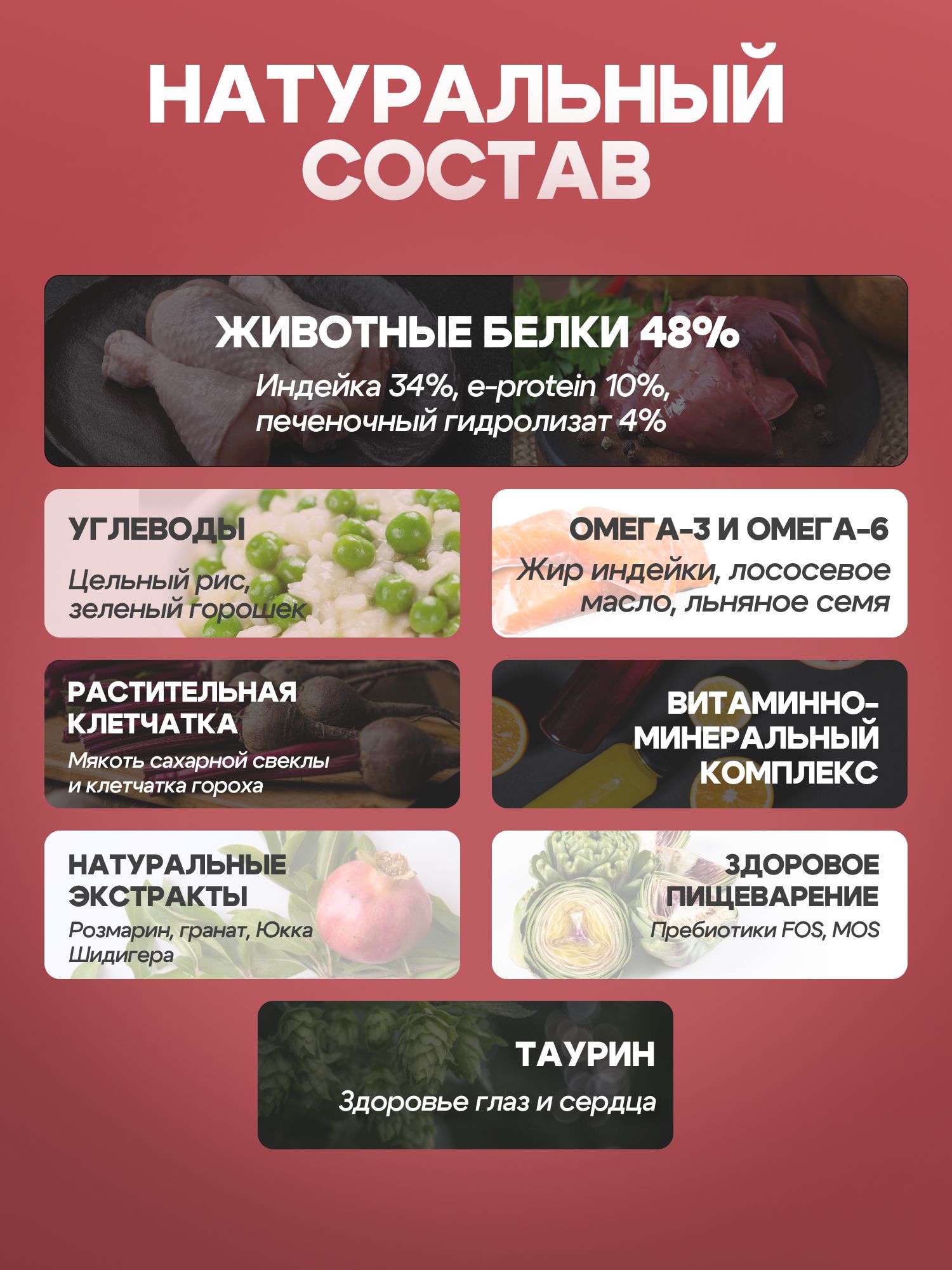 Корм сухой «Cosmocat» для выведения шерсти с индейкой 1,8 кг