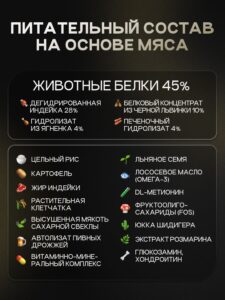 Набор кормов сухих для собак «Cosmodog» для мелких пород с ягненком 2 кг, 6 пачек