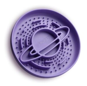 Миска для медленного кормления Cosmopet планета фиолетовая
